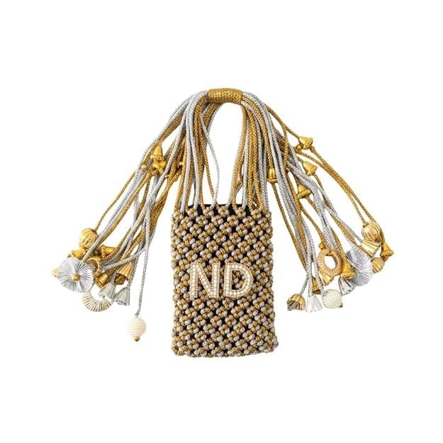 Handcrafted Beaded Potli Mobile Pouch for Women