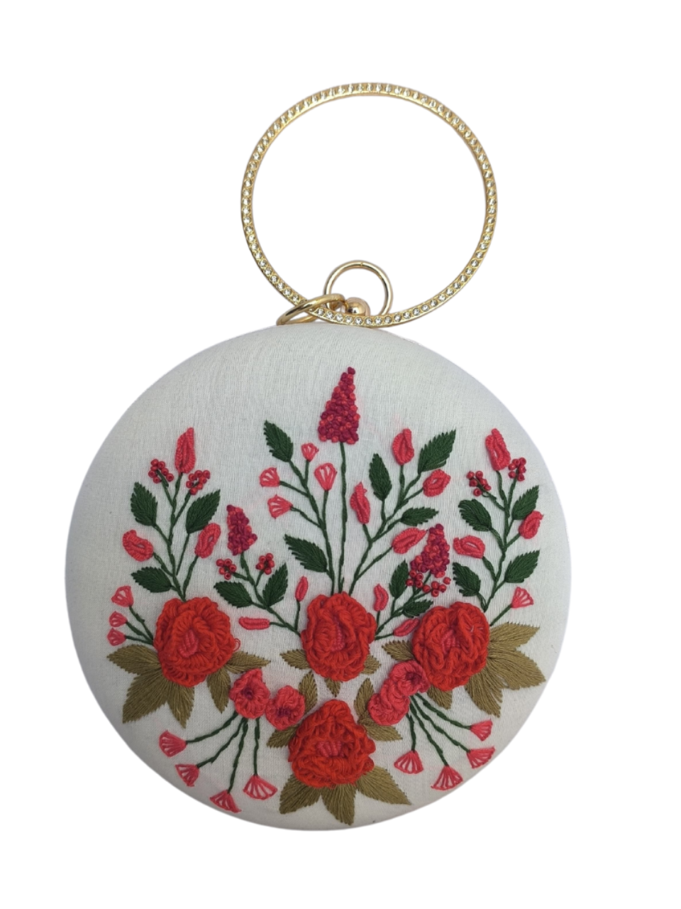 Bhavani 3D Hand Embroidery Clutch