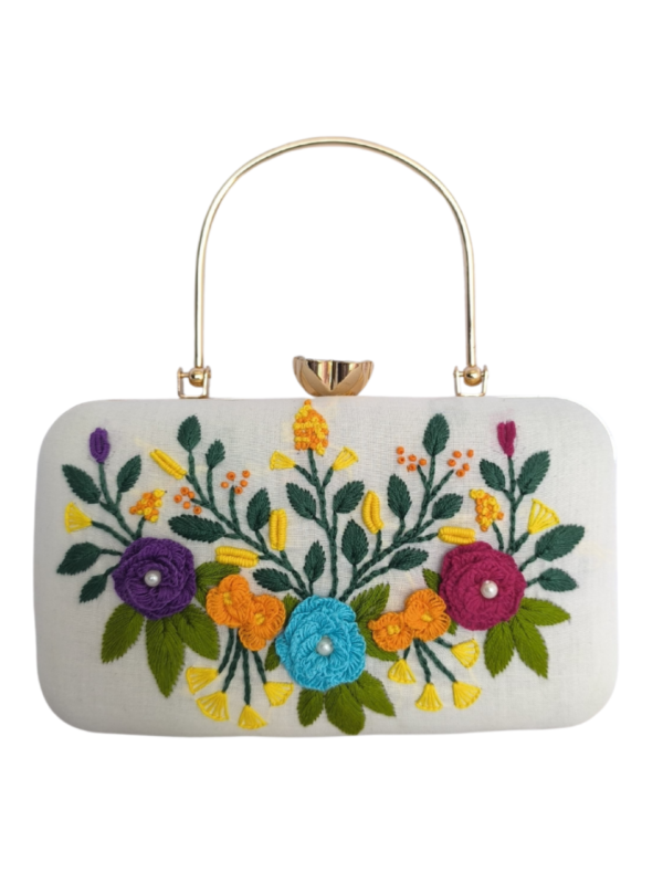 Gauri 3D Hand Work Clutch