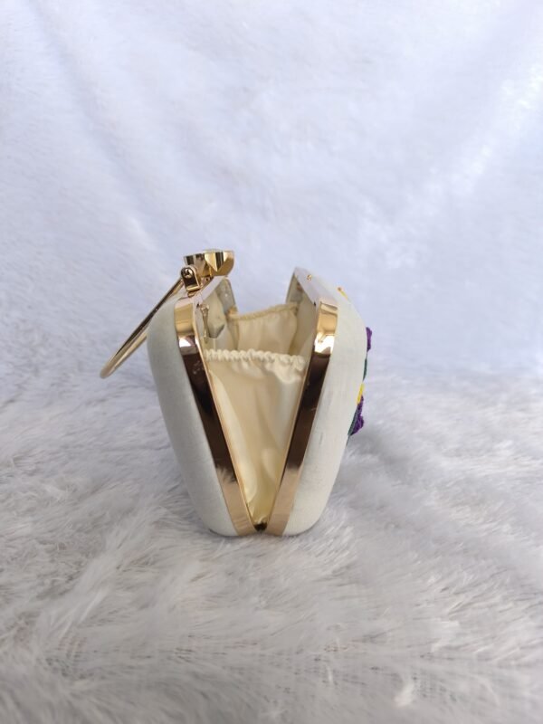 Gauri 3D Hand Work Clutch - Image 2