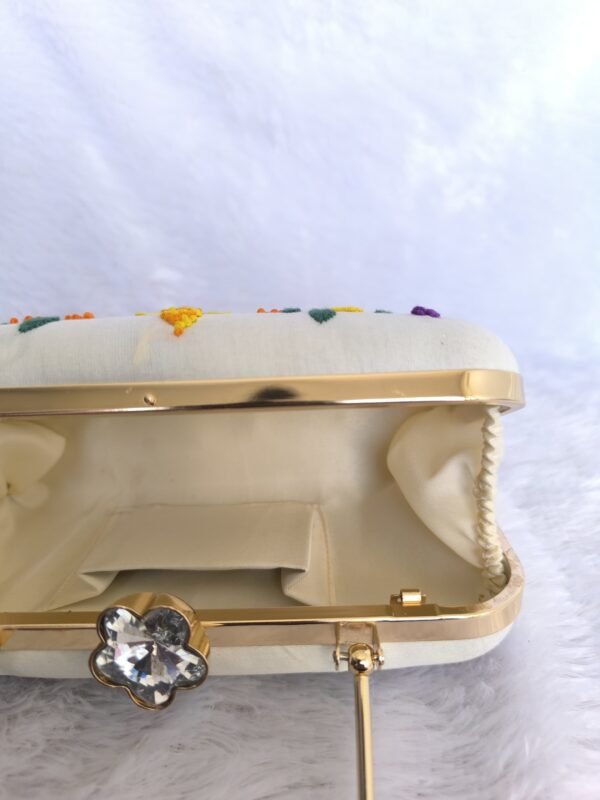 Gauri 3D Hand Work Clutch - Image 5