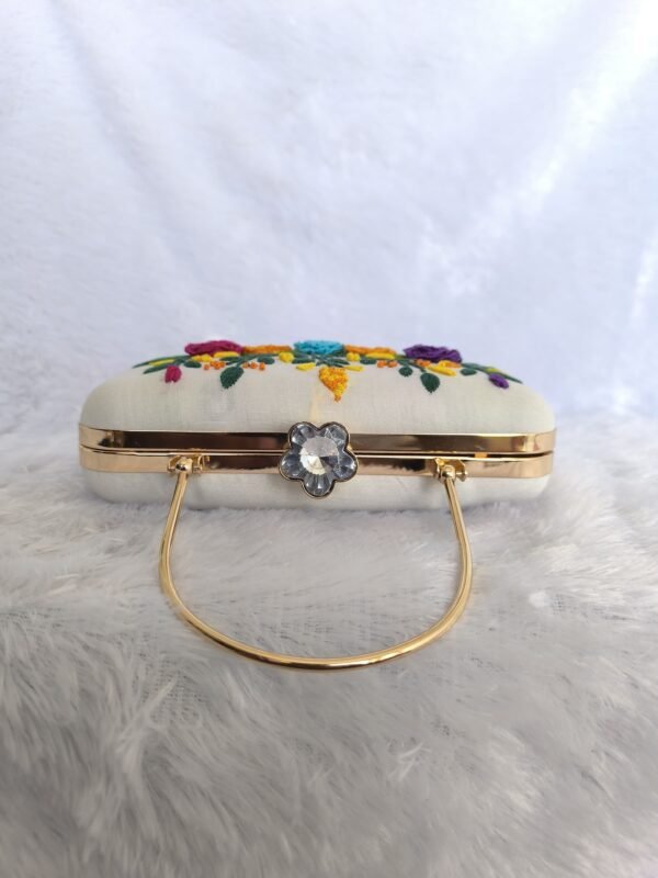 Gauri 3D Hand Work Clutch - Image 6