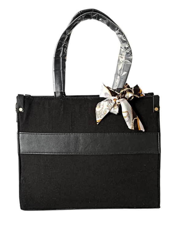 Koyal Luxury Handmade jacquard Tote Bag with Custom Name - Image 4