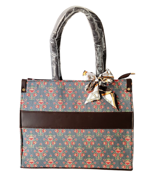 Kriti Luxury Handmade Canvas Tote Bag with Custom Name - Image 3