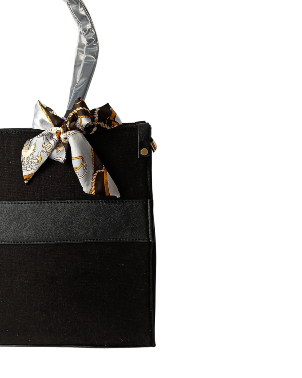 Koyal Luxury Handmade jacquard Tote Bag with Custom Name - Image 5