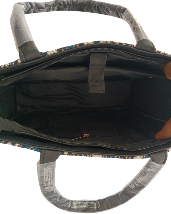 Neelima Luxury Handmade jacquard Tote Bag with Custom Name - Image 7